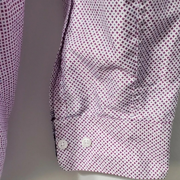 Nicole Miller New York Men’s Long Sleeve Button Down Shirt Size Large 16-16.5 - Picture 7 of 9